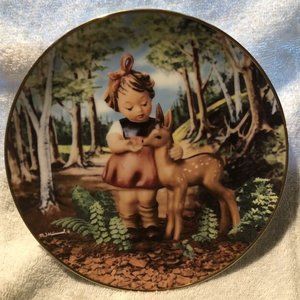 Hummel Collectors Plate “Gentle Friends” 1991 Limited Edition